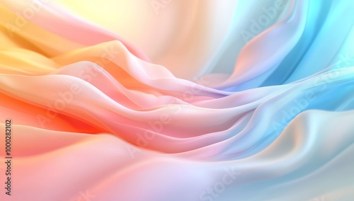 Wallpaper Mural An abstract wallpaper header featuring pastel colors twirling in the wind Torontodigital.ca