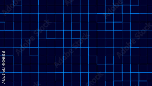 Grid for Virtual Technology Futuristic User Interface HUD. Tech Science Event Conference Forum Backdrop Design. Artificial Intelligence Neural Network and Hi-Tech. Vector Illustration