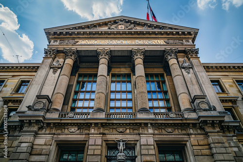 Central banks virtual seminar on adjusting monetary rates with digital balance and revenue visuals