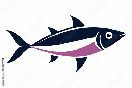 Vector illustration of sardine fish on a white background