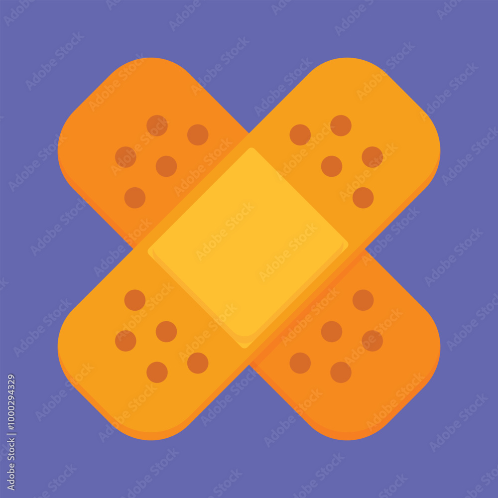 Adhesive Bandage icon vector. First Aid Bandage icon illustration. bandage vector Adhesive Bandage icon vector. First Aid Bandage icon illustration. bandage vector