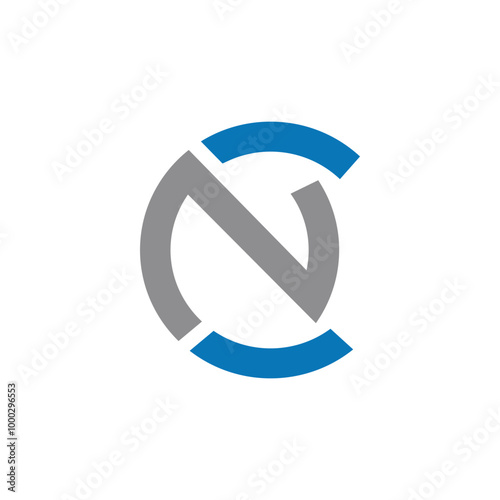 Free Download initial cn letter logo design for any business and monogram - GFXLoad