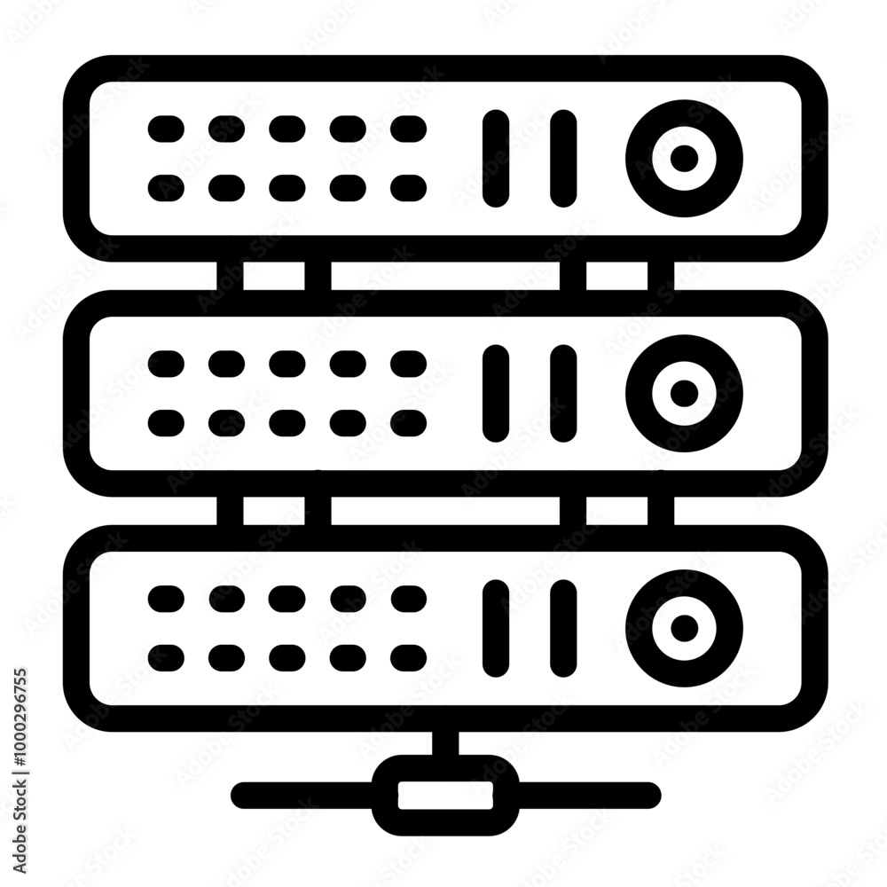Server vector icon style Server vector icon style