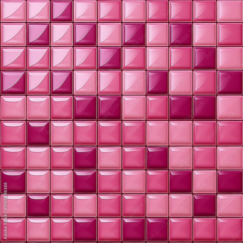 Pink tile background Pink tile background