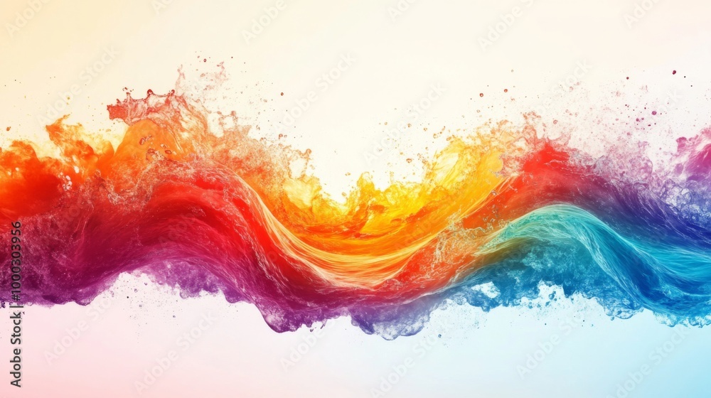 Colorful Abstract Paint Splash Colorful Abstract Paint Splash