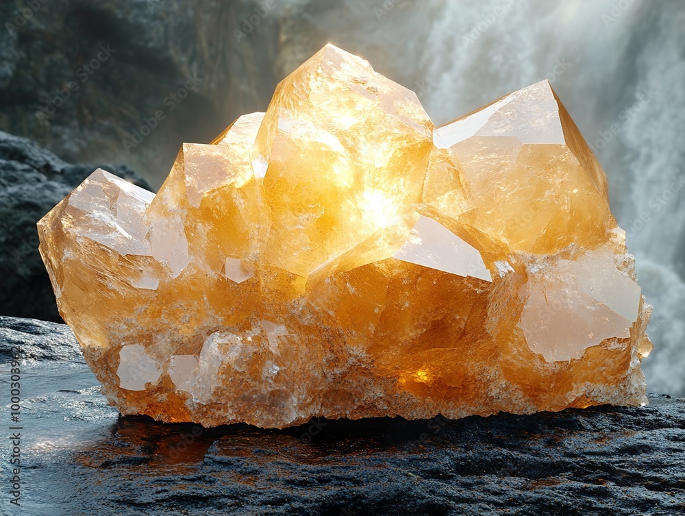 Citrine Crystal Cluster: A Glowing Gemstone Citrine Crystal Cluster: A Glowing Gemstone