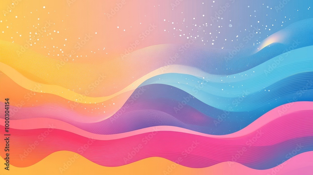 Colorful Abstract Waves Colorful Abstract Waves