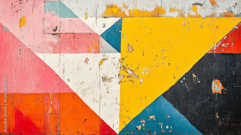 Naklejka premium Abstract Geometric Art