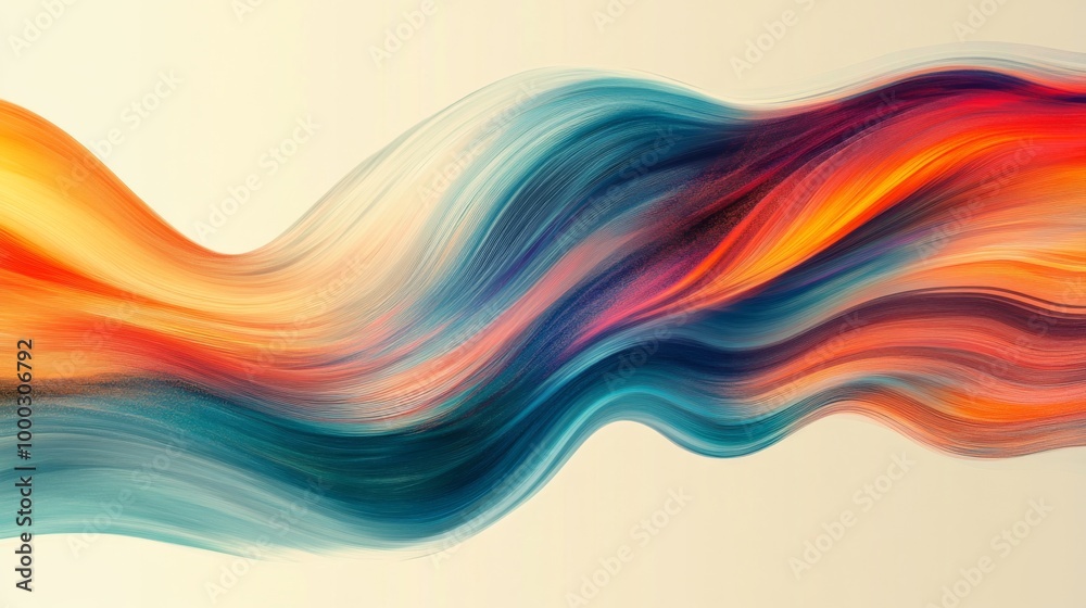 Abstract Colorful Wave Abstract Colorful Wave