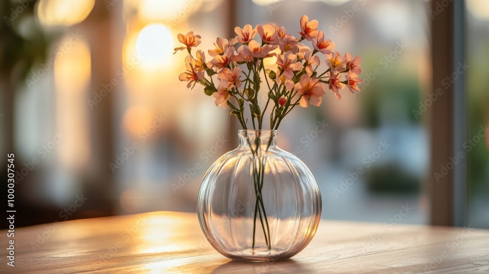 Delicate Flower Arrangement in Sunset Light Delicate Flower Arrangement in Sunset Light