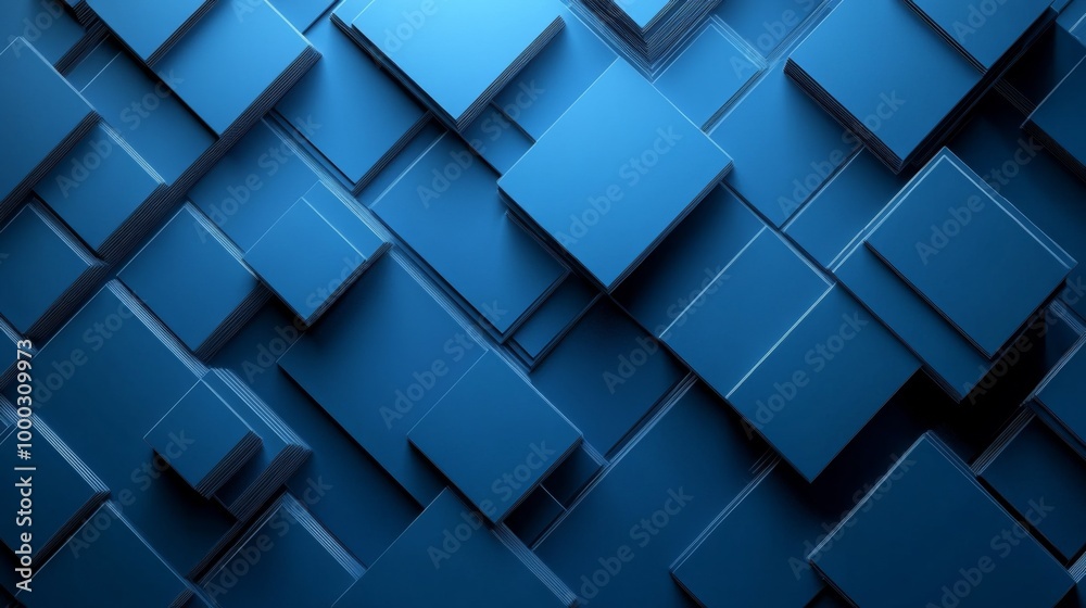 Blue Geometric Abstract Background Blue Geometric Abstract Background
