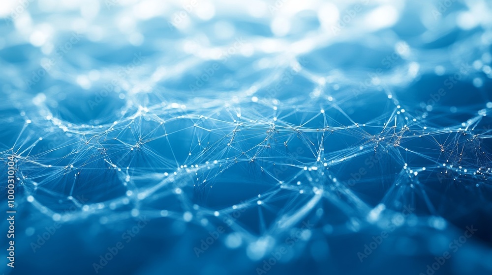 Abstract Network Connections Concept