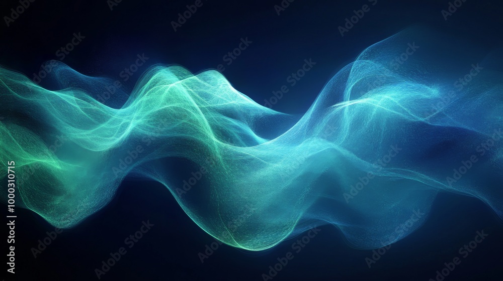 Obraz premium Abstract Light Waves Background