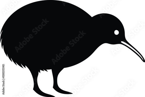  kiwi icon vector on Transparent background