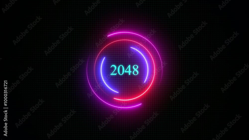 2048 ,text with screen effects of technological failures. Spectacular screen glitch with various kinds of interference ,New Year celebration. Future and futuristic technology concept 2048 ,text with screen effects of technological failures. Spectacular screen glitch with various kinds of interference ,New Year celebration. Future and futuristic technology concept