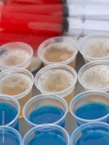 Assorted red, white and Blue Shots Perfect for Festive Gatherings at patriotic events