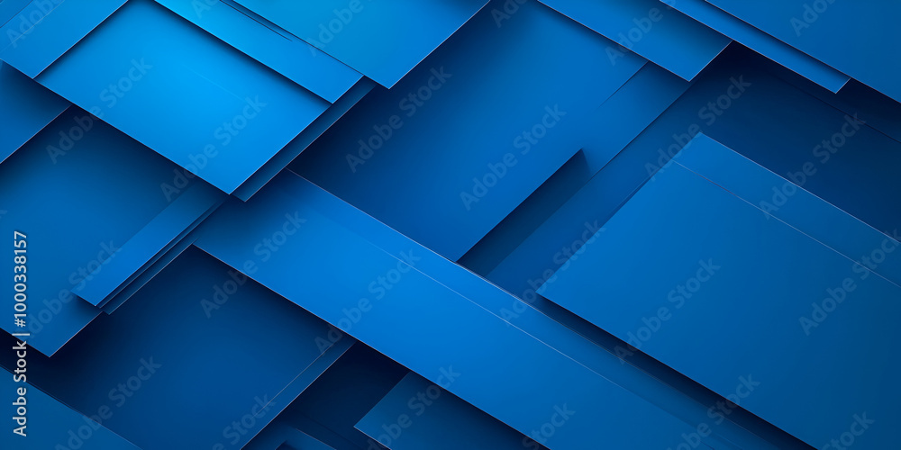 Geometric Blue Abstract Pattern Geometric Blue Abstract Pattern