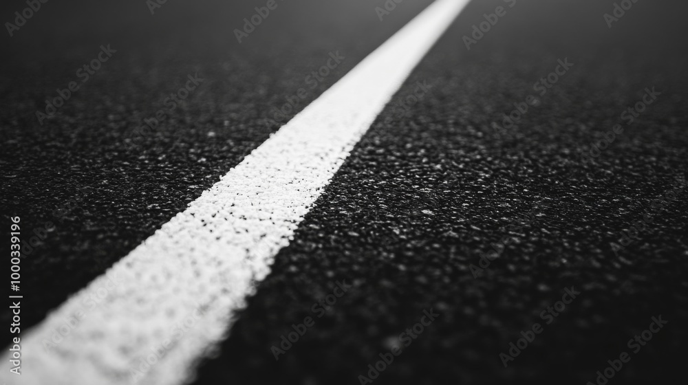 Road line on asphalt Road line on asphalt