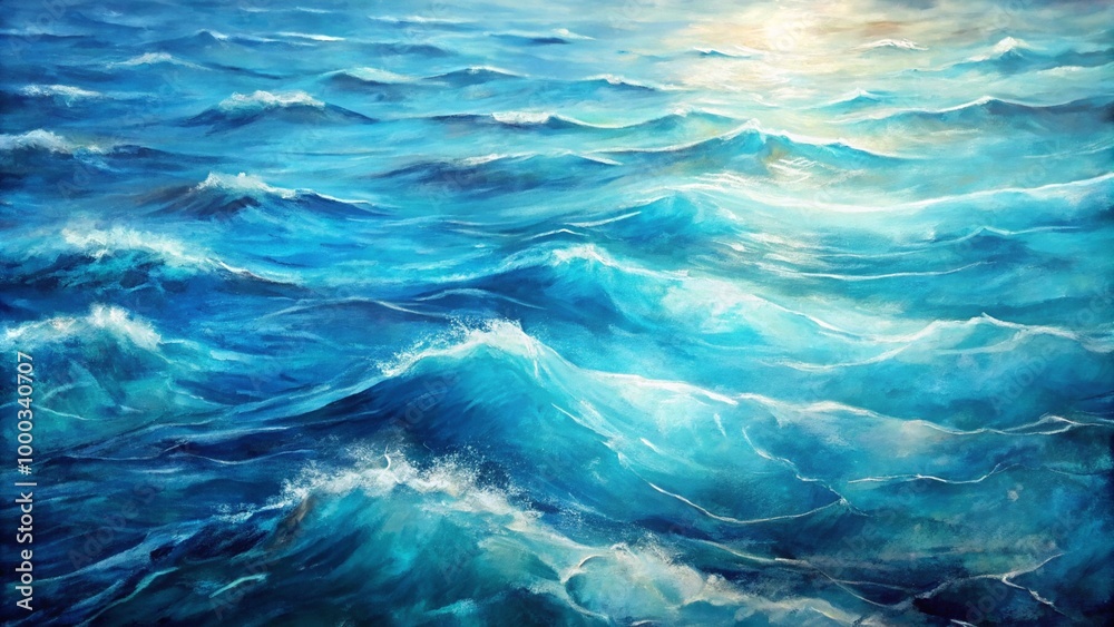 Blue and white oil paint strokes with texture. Abstract sea background hand drawn. Stock photo. Blue and white oil paint strokes with texture. Abstract sea background hand drawn. Stock photo.
