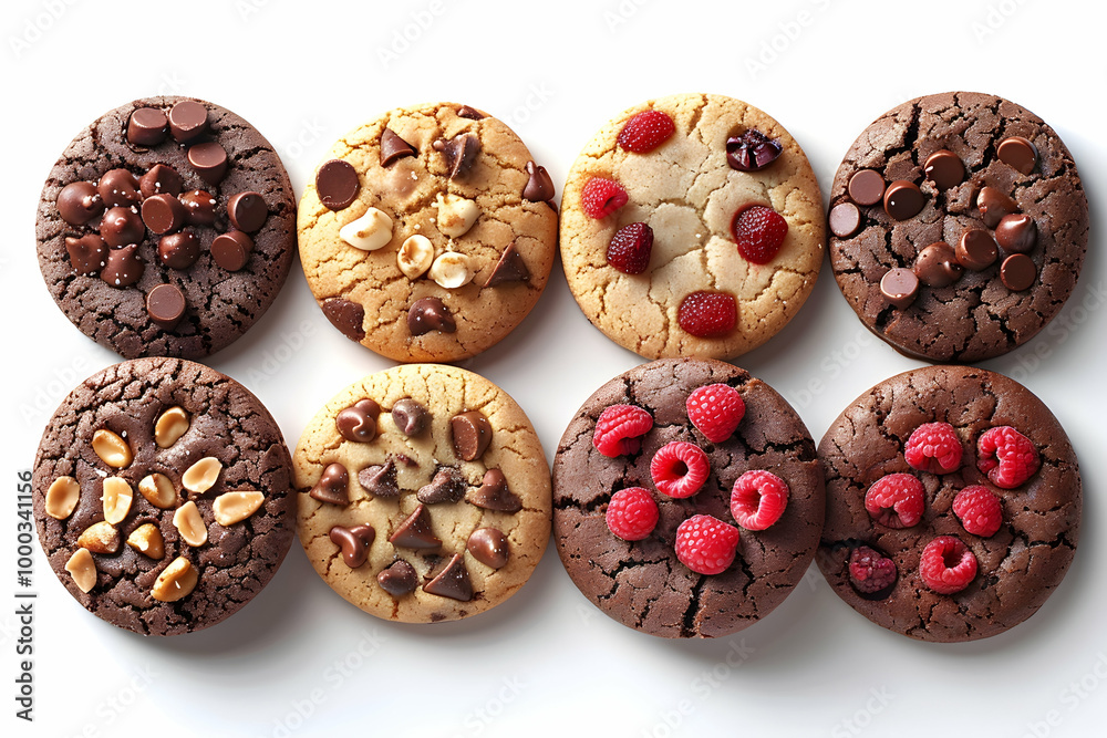 cookies isolated on white background