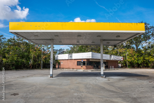 Empty Gas Station