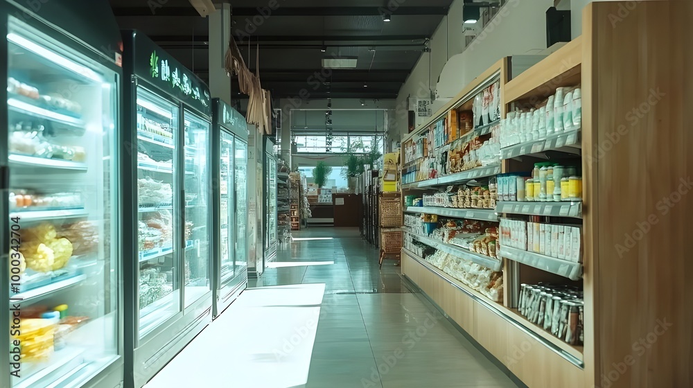 A bustling supermarket showcasing an extensive array of colorful fruits and vegetables for customers. A bustling supermarket showcasing an extensive array of colorful fruits and vegetables for customers.