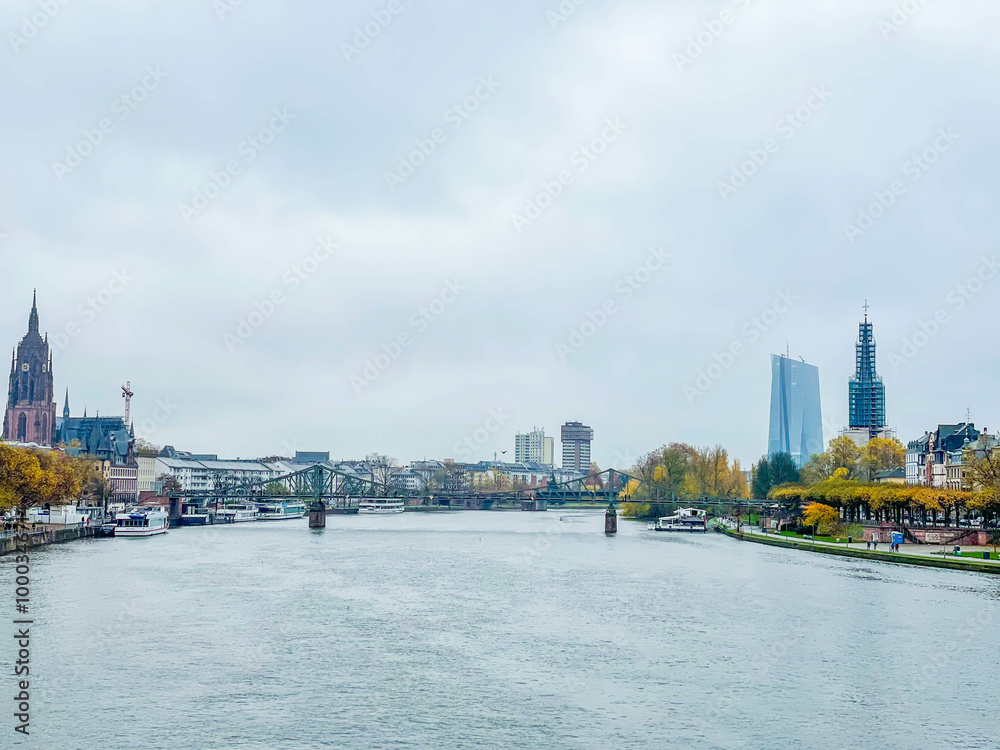 Fototapeta premium frankfurt bridge