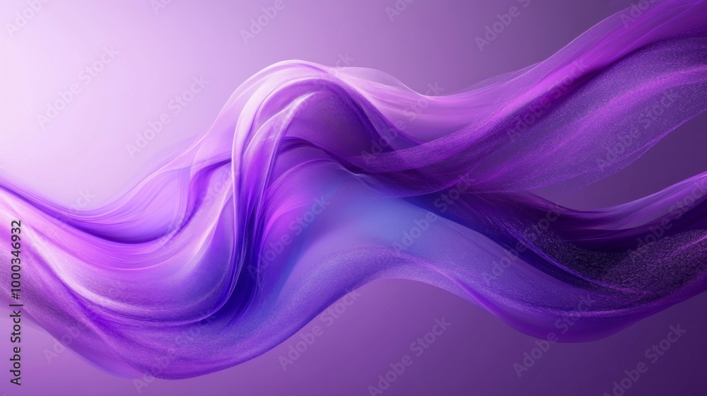 Abstract Purple and Lavender Wave Abstract Purple and Lavender Wave