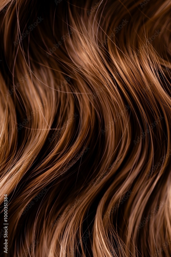 Sample of a woman's hair colour and texture Sample of a woman's hair colour and texture