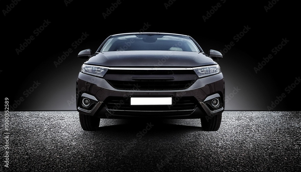 Obraz premium car on black