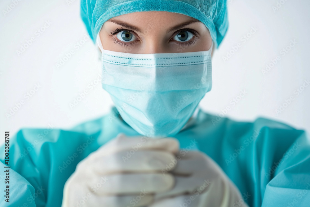 portrait of a female surgeon portrait of a female surgeon