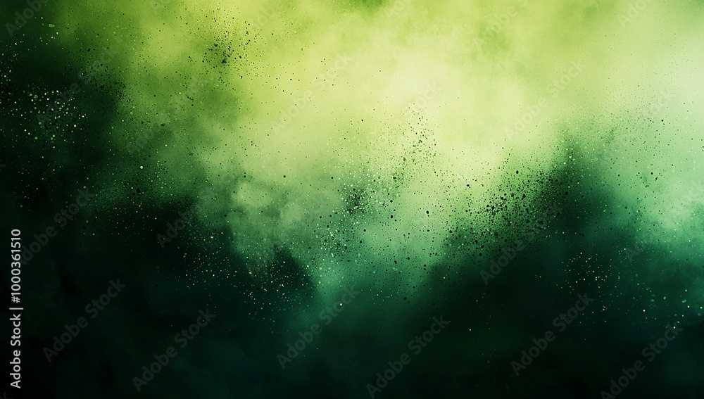 Abstract green background, blurred and dreamy, with a grainy texture,... Abstract green background, blurred and dreamy, with a grainy texture,...
