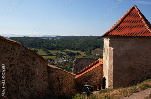 Medieval Fortress Rupea, Romania, Transylvania photo