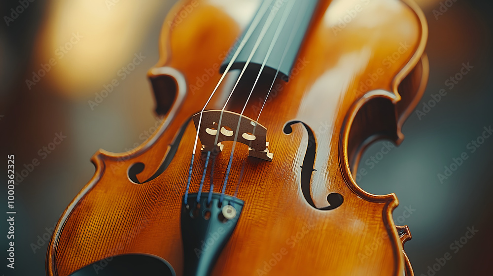 The Timeless Elegance of Melody: A Close-Up on a Classical Violin Showcasing its Rich Wood Grain and Perfect Craftsmanship The Timeless Elegance of Melody: A Close-Up on a Classical Violin Showcasing its Rich Wood Grain and Perfect Craftsmanship