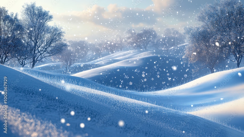 Enchanted Winter Wonderland - Surreal Snowscape in 8K UHD Resolution Enchanted Winter Wonderland - Surreal Snowscape in 8K UHD Resolution