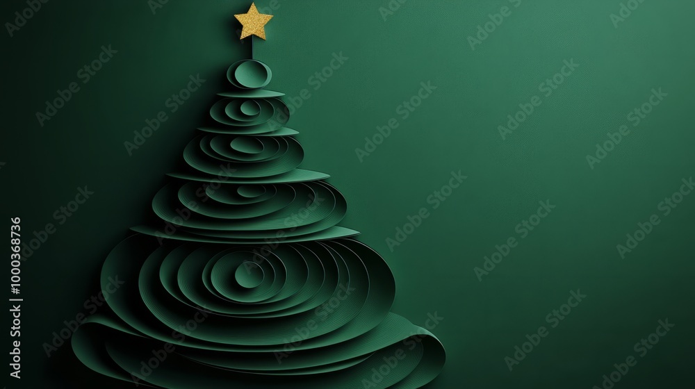 3d green christmas tree 3d green christmas tree