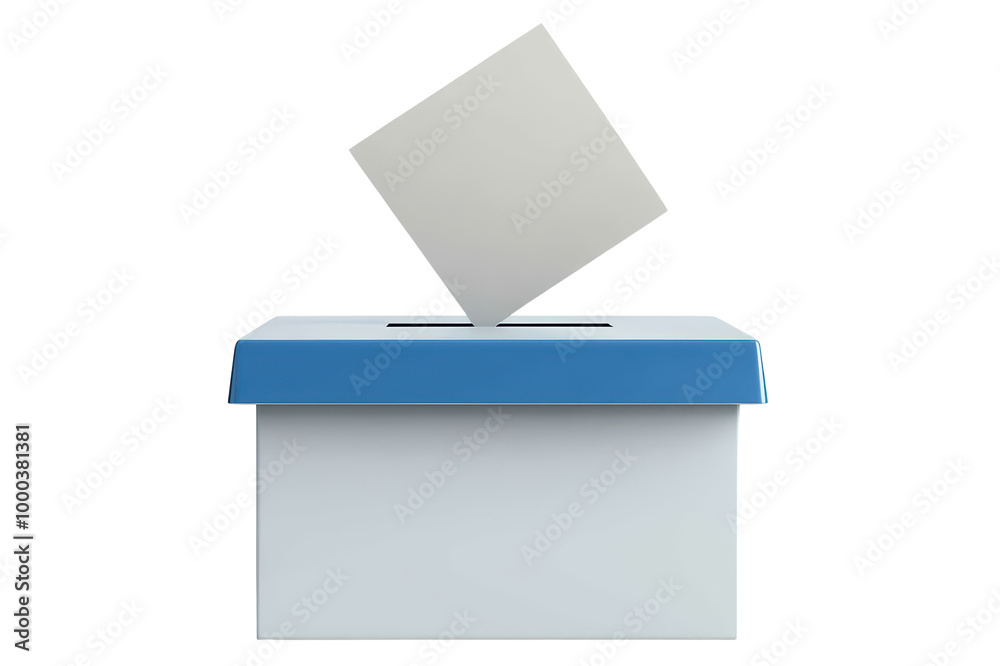 Vote box representing democracy and civic engagement isolated on transparent background. Vote box representing democracy and civic engagement isolated on transparent background.