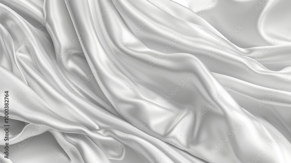 White Silk Fabric Texture Background - Elegant and Smooth White Silk Fabric Texture Background - Elegant and Smooth