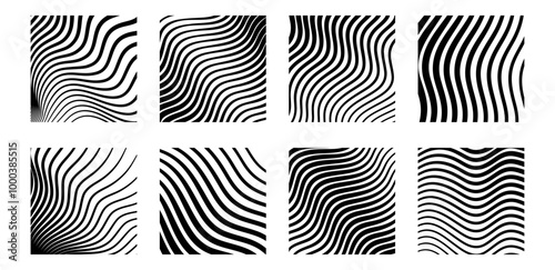 Wavy lines pattern