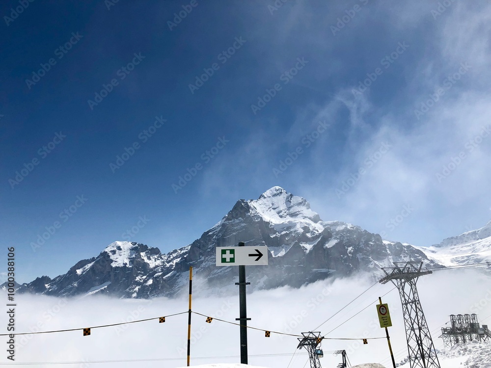 Fototapeta premium In the Swiss Alps