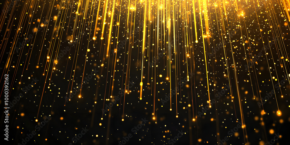 abstract background of falling sparkles on a dark background. sparkly glitter for Christmas and other holidays. gold background. various holidays. luxury abstract background of falling sparkles on a dark background. sparkly glitter for Christmas and other holidays. gold background. various holidays. luxury