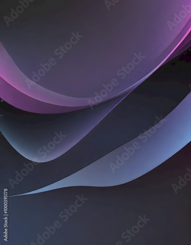 Abstract gradient artwork with smooth transitions and deep blue and green hues, creating a contemporary and visually appealing piece, Generative AI.