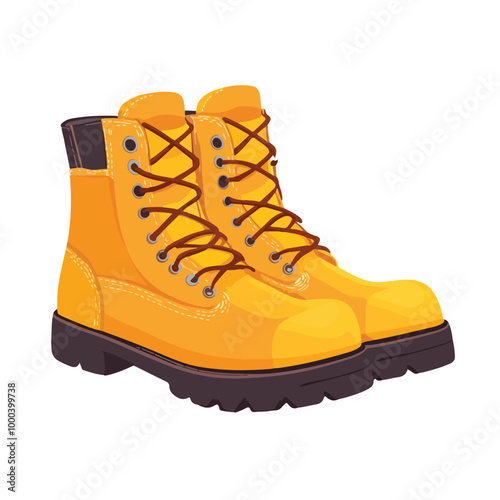 Safety Boot Protection Sign Icon for Professional Safety Shoe Usage