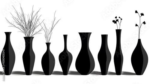 Vase Silhouettes