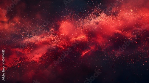 Intense red abstract textured background with grainy details and dynamic elements for digital designs.