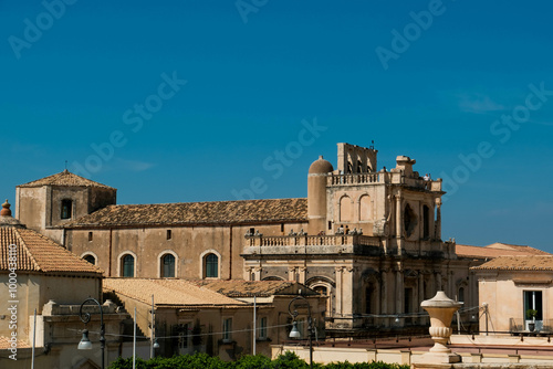 The Cathedral of San Nicolò is the most important Catholic place of worship in the city of Noto, as well as the episcopal seat of the diocese of the same name, in Sicily.  photo