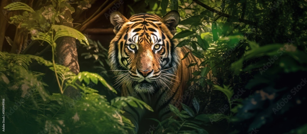 Tiger Lurking in the Jungle Tiger Lurking in the Jungle