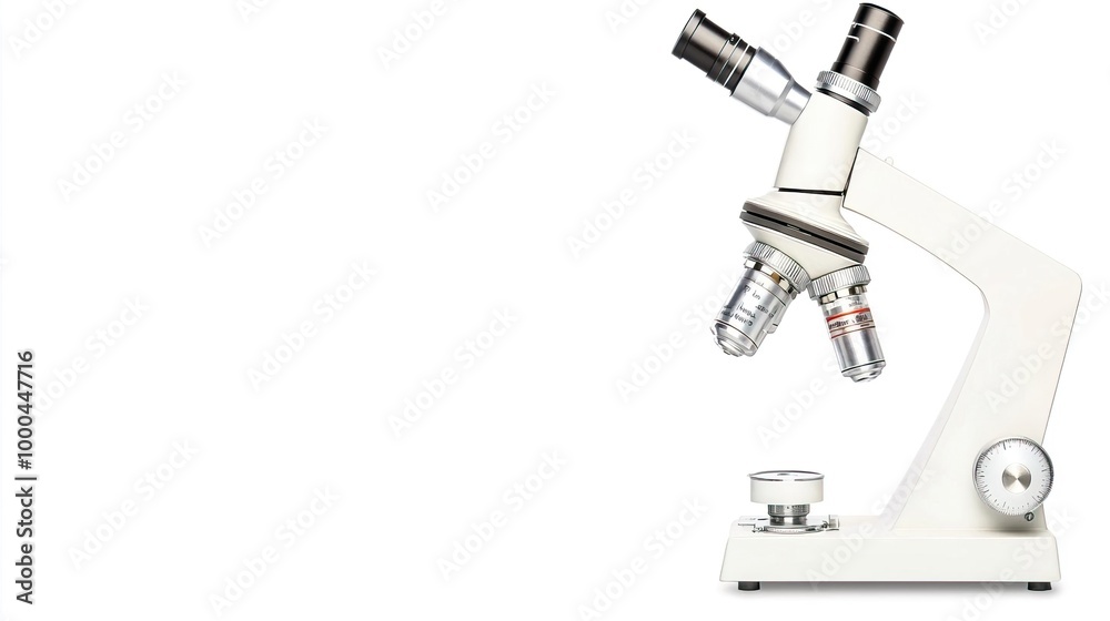 A colposcope on solid white background, single object A colposcope on solid white background, single object