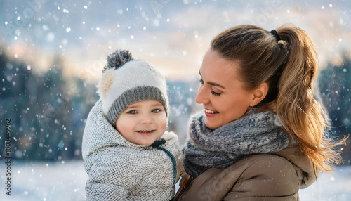 Firefly Mother and Baby in Matching Winter Coats