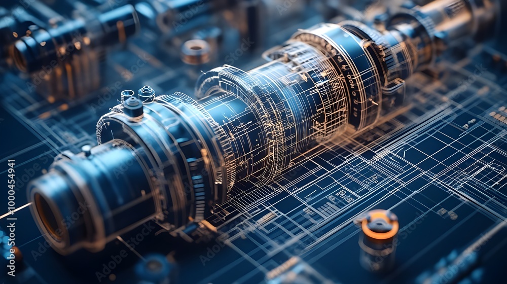 Wallpaper with detailed images of modern mechanical jet engine designs Wallpaper with detailed images of modern mechanical jet engine designs